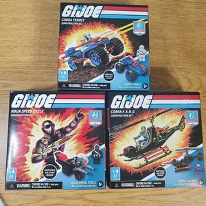 G.I. Joe Retro Bausteine - Snake Eyes, Cobra Commander & Storm Shadow - Bild 1 von 3