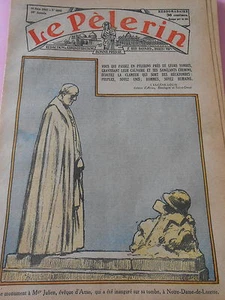 Le Monument à Mgr Julien évêque d'Arras Dame de Lorette Print 1932 - Bild 1 von 1