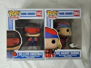 Lote Funko Pop Dumb & Dumber Ski Harry 1044 & Lloyd Christmas 1043 - Imagen 1 de 3