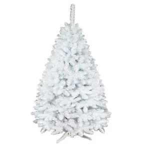 QLS Künstlicher Weihnachtsbaum 150 cm Tannenbaum NK16 Weiß Ständer - Bild 1 von 7