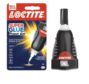 Loctite Super Glue Power Gel 4g Non Drip Formula Transparent Fast Bonding (1175) - Picture 1 of 1