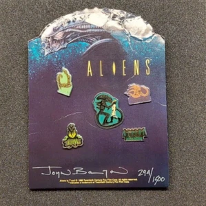 Vintage 1990 Aliens Pin Set By John Bolton #294/1500 - Picture 1 of 7