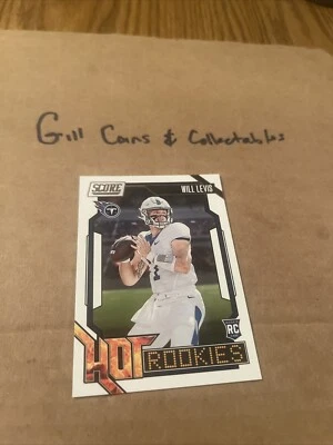 2023 Score Will Levis Tennessee Titans Hot Rookie # 5 Free Shipping  - Image 1 of 2
