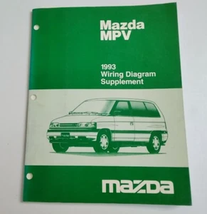 1993 Mazda MPV Wiring Diagram 2 Books - Picture 1 of 2