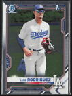2021 Bowman Chrome Luis Rodriguez BCP-196 1st | Los Angeles Dodgers