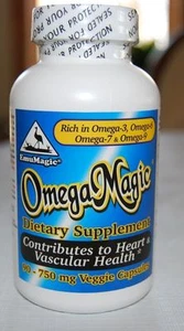 Emu Magic - Omega Magic 3, 6, 7, 9 Dietary Supplement Heart and Vascular Health - Picture 1 of 3