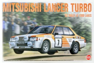 Coche de rally 1/24: Mitsubishi Lancer Turbo "82 Rally of 1000 Lakes": PLATZ/NUNU - Imagen 1 de 5