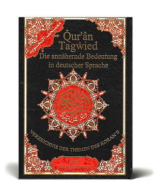 Koran Quran Tajweed+Übersetzung+Lautschrift Deutsch+Arabisch*Islam Muslim Abaya* • 54.89€