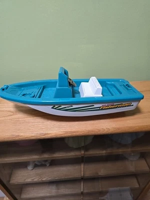 Vintage Nylint Boat Motorized Johnson 225 Ocean Runner Power Prop Fisherman RARE - Image 1 of 4