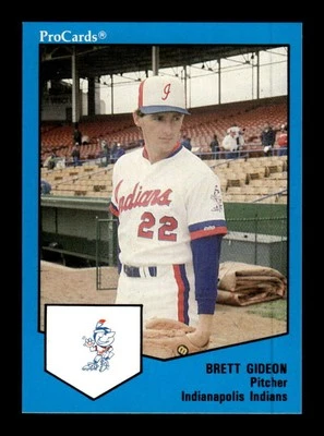 1989 Procards Indianapolis Indians 1230 Brett Gideon BXCP09 - Image 1 of 2