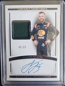 Austin Dillon 2024 Panini National Treasures Firesuit Signatures Auto #49/99 - Picture 1 of 2