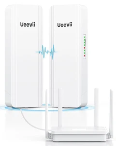Dual-Band Wireless Bridge Router Kit | 2.4G 5.8G WiFi Bridge | 5KM Point to P... - Picture 1 of 9