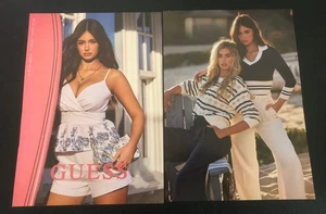 GUESS con Ella Grace Cervetto, Julia Shea Hamilton - Anuncio de revista de 2 páginas - Imagen 1 de 1