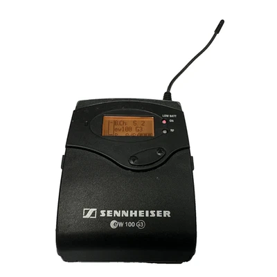 SENNHEISER EK 100 G3 Wireless Bodypack Diversity Receiver 626-668 MHz Ships Free - Image 1 of 3