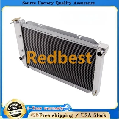 CC381 para Ford Mustang 1969-1972/LTD/Galaxie 500/Torino/Fairlane radiador de 3 filas Foto 1 de 4