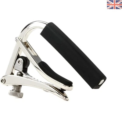 Stylish Nickel Guitar Capo with Ergonomic Lever: Enhance Your Performance - Image 1 of 3
