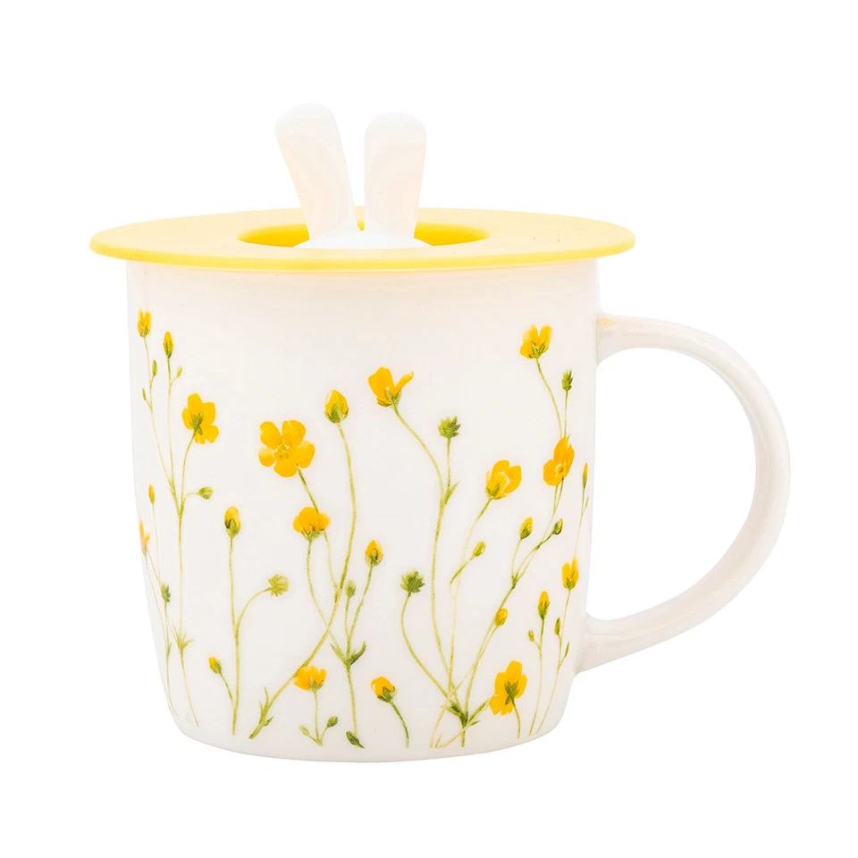 Becher mit Silikondeckel Hasenohren 360ml Spring Ducklings - Bild 1 von 1