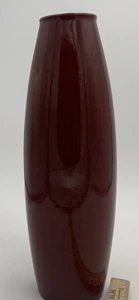 16" Oxblood Red Scheurich Vase Germany Lava 629-40 Vintage Amano Torpedo Vase - Picture 1 of 4