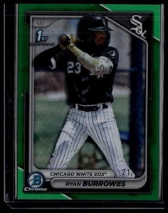 2024 Bowman #BCP-119 Ryan Burrowes Chrome Prospects Green Shimmer #/99 - Picture 1 of 2