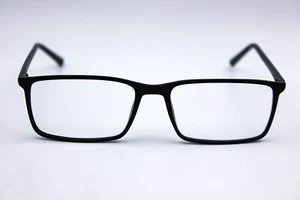 Revel Port schwarze rechteckige Brille Rahmen 31-P1961 55-17-140 - Bild 1 von 6