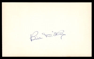 Bill Dickey Baseball Signed Auto Autograph 3 x 5 Index Card No COA *d2 - Image 1 of 2
