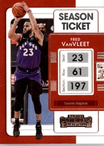 2021-22 Panini Contenders #11 Fred VanVleet Toronto Raptors - Picture 1 of 2
