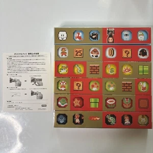 Super Mario Bros Nintendo Club 25th Anniversary 25x Badges 2011 Japanese Edition - Picture 1 of 11