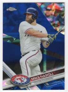 2017 Topps Chrom Saphir Edition Druckauflage 250 Mike Napoli #681 Texas Rangers - Bild 1 von 2