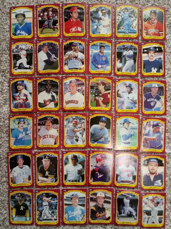 1986 Fleer Baseball Stickers. Hundreds available. You choose from drop down. - Image 1 of 1