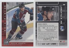 2001-02 ITG Be A Player Memorabilia Ruby /200 Radim Vrbata #338