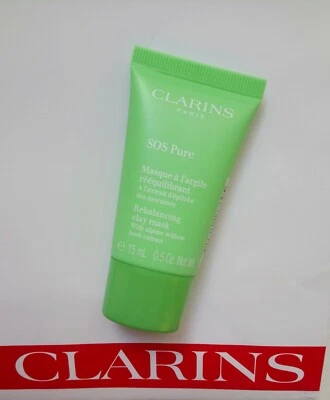 CLARINS SOS Pure Rebalancing Clay Mask 15ml - Image 1 of 4
