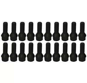 20x Radschrauben Radbolzen M14x1,25x28 SW17 Kegel Schwarz - Bild 1 von 2