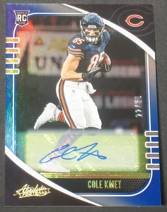 Cole Kmet 2020 Panini Absolute Spectrum Autografo Blu Rookie (22/30) Orsi - Foto 1 di 2