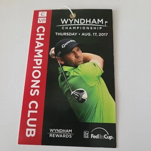 2017 Wyndham Championship Ticket Thurs Aug 17 Henrik Stenson Wins - Picture 1 of 2