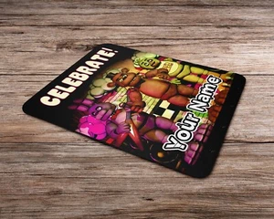 FNAF Personalised Mouse Pad Mat / Perfect Gift - Picture 1 of 1
