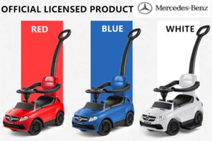 3-1 BENZ GLE BABY PUSH WALKER SLIDING STROLLER TODDLER SWING CAR KID RIDE ON TOY - Picture 1 of 5