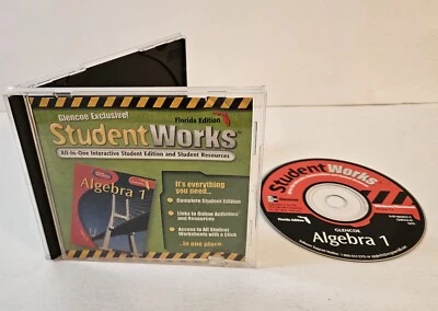 Student Works Glencoe Algebra 1 Florida Edition CD McGraw Hill Windows Mac - Image 1 of 3
