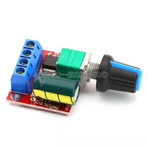 Mini PWM DC Motor Speed Controller Switch 4.5V~35V 5V 6V 12V 24V 5A LED Dimmer - Bild 1 von 2