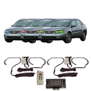 RGB Multi Color RF Headlight Halo kit for Saturn Ion 03-07 - Picture 1 of 6