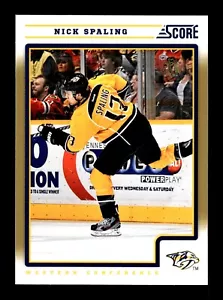 5-01-04 PWE . 2012-13 score panini GOLD #276 nick spaling - Picture 1 of 2