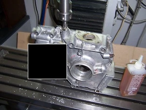 Porsche 356 / 912 Umrüstung Full-Flow für Ölpumpendeckel mit Anschluss - Bild 1 von 1