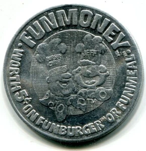 Burger Chef Fun Money Worth 5c per il prossimo acquisto alluminio 35 mm - Foto 1 di 3