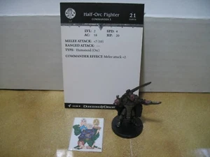 =Dungeons and Dragons D&D HARBINGER Half-Orc Fighter 43/80 with card= - Picture 1 of 1