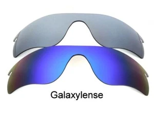 Galaxy Replacement Lenses For Oakley Radarlock Path Sunglasses Blue&Titanium - Picture 1 of 8
