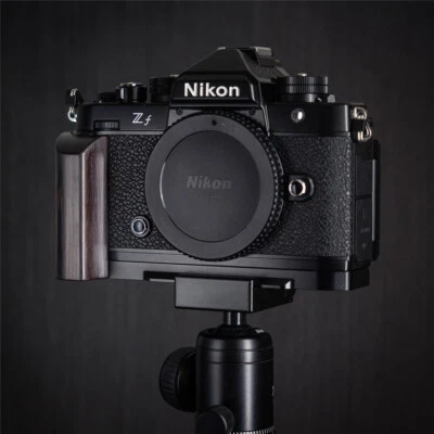Wood L Hand Grip Holder For Nikon ZF zf Camera Aluminum Alloy Baseplate For Arca - Image 1 of 4