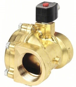 Solenoid Valve 2” NPT, 120v AC, 2-way, N/C Normally Closed, EF8210G100, 3UL26 - Picture 1 of 2
