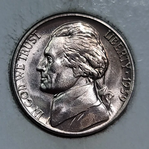 1939 D Denver Jefferson Nickel 7848 Cover
