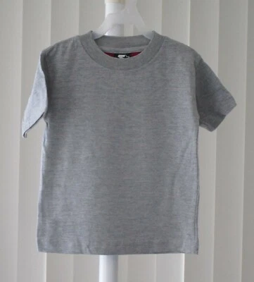 Camiseta para niños manga corta gris lisa Team Starter nueva sin etiquetas XS Foto 1 de 2