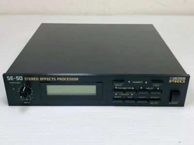 BOSS SE-50 Guitar Synthesizer synth rack effect tested used - Image 1 of 4