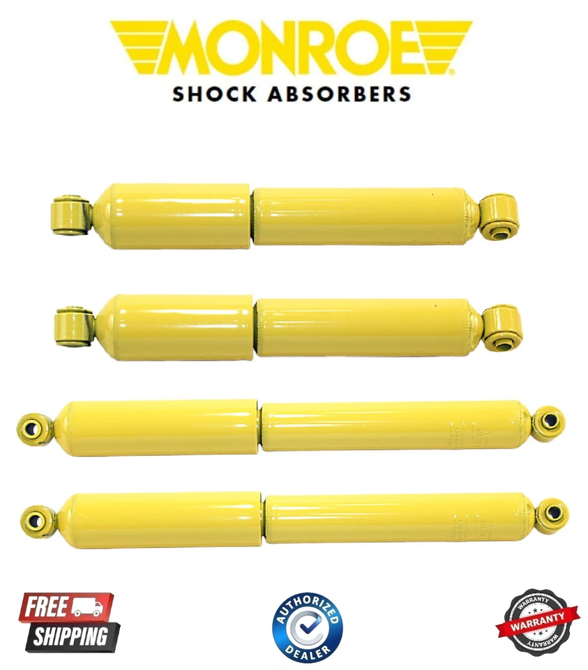Juego de 4 piezas de amortiguadores de gas magnum delanteros y traseros Monroe para Chevy G10 G20 GMC Foto 1 de 1